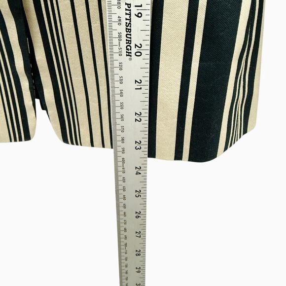 Dana Buchman Striped Gold and Black Blazer Women’s Size 4 - Picture 5 of 10